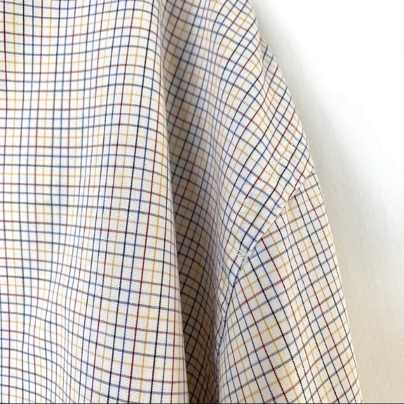 Burberry Plaid Long Sleeved Button Down Shirt - Picture 6 of 7
